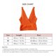 thumbnail image 4 of Sin mangas Front Cross Wrap Top moda Pure Color mujeres V cuello Crossover Top para la fiesta diaria, 4 of 8