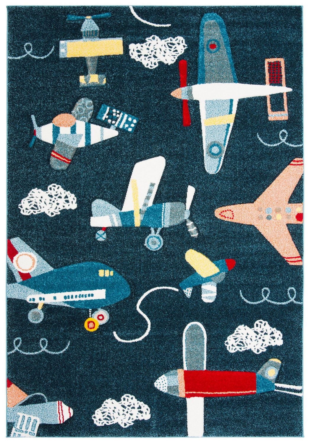 SAFAVIEH Carousel Kids Caroline Airplanes Area Rug