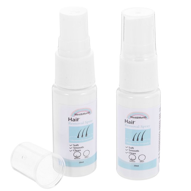 2 botellas de spray depilatorio inhibidores del crecimiento del vello depilatorio de axilas