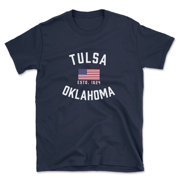 Tulsa Oklahoma Patriot Men's Cotton T-Shirt