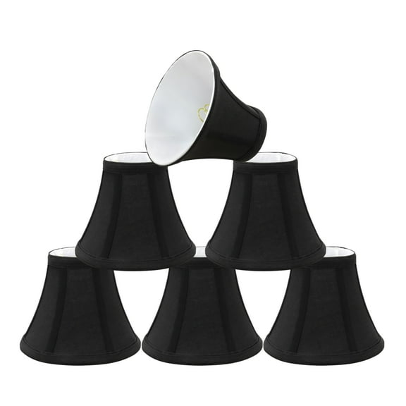 Aspen Creative Corporation 6'' Cotton Bell Candelabra Shade (Set of 6)