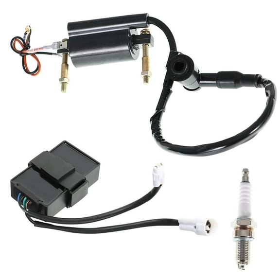 LABLT Ignition Coil CDI Spark Plug Kit for Kawasaki Bayou 300 KLF300B 88-04