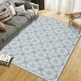 thumbnail image 2 of Hasoo 5' x 7' Area Rugs for Living Room Modern Austere European Area Rugs Machine Washable Rugs Bedroom Dining Room Kitchen Carpet Gray, 2 of 6