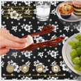 thumbnail image 6 of Pioneer Flower Floral Print Pattern Round Tablecloth 60 X 60 Inch, Wrinkle Resistant Wipeable Table Cloth for Kitchen Dining Picnic Patio Party, 6 of 6
