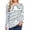 Blue, variant on Women's Striped Long Sleeve Crewneck Tee Casual Soft T Shirts and Fashion Top for Daily Wear and Comfortable Layering