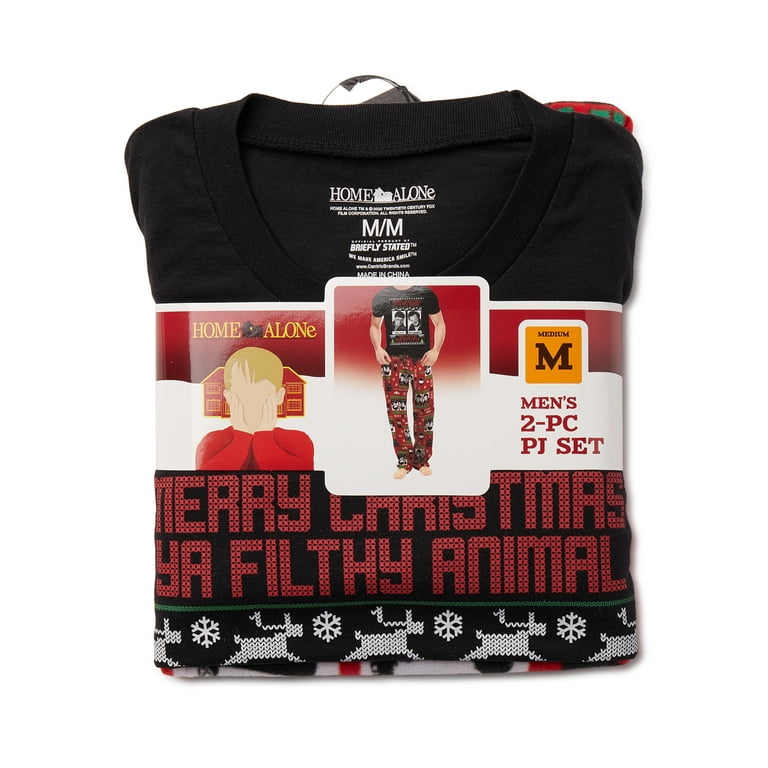Men's home alone pajamas hot sale