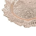 thumbnail image 6 of Miumaeov 12.6" Charger Plates Set of 24 Round Plastic Reef Plate Chargers for Dinner Plates Wedding Decor Party Rose Gold, 6 of 13