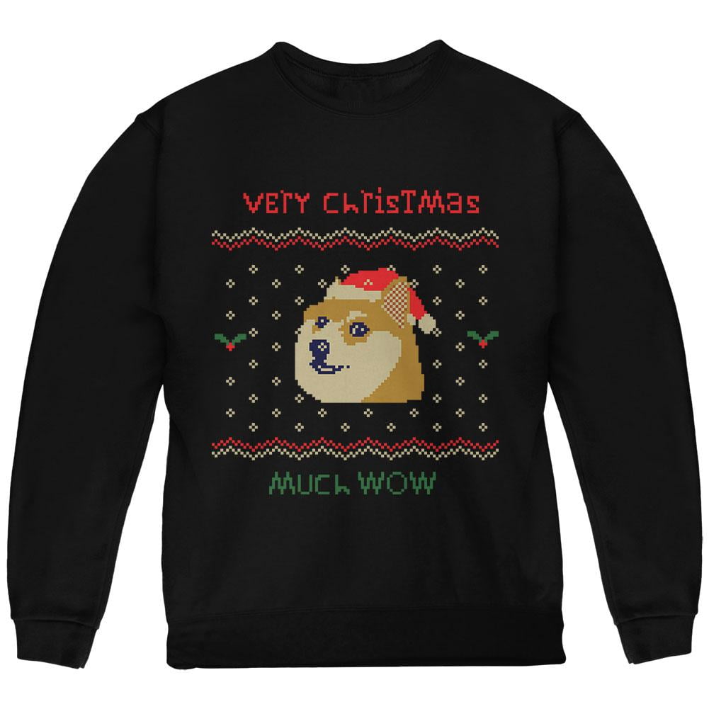 Doge Ugly Christmas Sweater Youth 