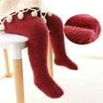 thumbnail image 2 of Generic Baby Girls Soft Warm Winter Tights Stocking Cotton Toddler Full Length Pants Tights Children Leggings Pantyhose（0-3 Months Red）, 2 of 5