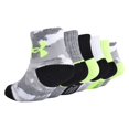 thumbnail image 4 of Pack múltiple de calcetines Under Armour para bebés y niños, camuflaje gris, 4 of 5