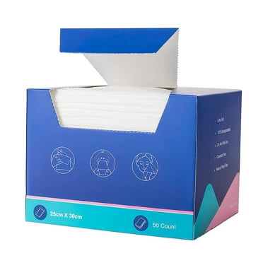 Atitifope Clean Towels Makeup Remover Wipes 100% Biodegradable Dry Cleaning Cloths Disposable Face Towels