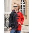 thumbnail image 2 of Aideaone Boys Hoodies for Kids 3D Printed Hooded Sweatshirt with Pockets Long Sleeve Kids Pullover Tops 6-16 Years, 2 of 6