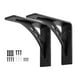 thumbnail image 4 of 2 Piezas Soportes de Metal en L Soportes de Estante de Metal Hardware Soportes de Estante Resistentes Soportes de Estante Flotantes para Cocina, 4 of 7