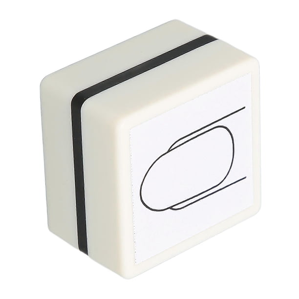 Nail Art Stamper Hand Painted Nail Art Exercise Clear Lines Manicure Art Stamper with CoverPointed Nails