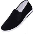 thumbnail image 3 of APIKA Chinese Traditional Old Beijing Shoes Kung Fu Tai Chi Shoes Rubber Sole Unisex Black, 3 of 8