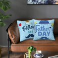 thumbnail image 2 of Happy Fathers Day Throw Pillow Covers 18x18 inch Set of 2 Outdoor and Indoor Decorative Pillow Cover for Patio Garden Living Room Bed Sofa, 2 of 6