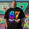 thumbnail image 2 of Big and Tall T Shirts Men Graphic Tee Shirt Short Sleeve Plus Size 5XL T0 5KPG W20, 2 of 8
