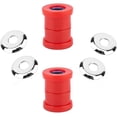 thumbnail image 1 of VPZMT Kit de amortiguador de bujes elevadores de manillar de poliuretano para Harley Davidson Big Twin Dyna 1973-2018 Sportster 1973-2003 (estilo-rojo), 1 of 5