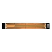 EF60240B-Eurofase Heating-6000 Watt Electric Infrared Dual Element Heater-240 Voltage-Black Finish-No Fascia Decorative Fascia