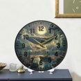 thumbnail image 4 of Yayeee Wall Clock Battery Operated 11.9" Silent Quartz Non-Ticking for Living Room Decor, Whale and Moon, 4 of 8
