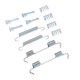thumbnail image 1 of Kit de Accesorios de Zapatillas de Freno de Mano, Kit de Accesorios de Zapatillas de Freno de Mano resistente a la Sola Resistencia de Alta Resistencia 105-0801 Metal Para 3 Serie, 1 of 7