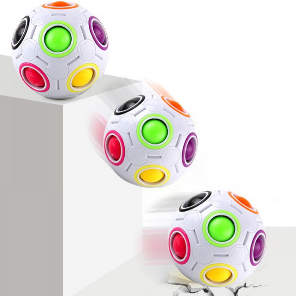 Magic Ball Rainbow Ball Matching Twist Toy Brain Teaser Kids Birthday Gift 