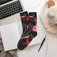 thumbnail image 6 of KLL Red Viper Jungle Intensity Print Cool Socks Men's Women's Crew Socks Funny Crazy Novelty Stockings, 6 of 7