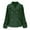 Dark Green, variant on Fiaer Work Jackets for Women Double Plus Size Shirts Long Sleeve V Neck Lapel Collared Trendy Solid Tops with Pocket Navy XL