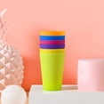 thumbnail image 2 of Plastic Stackable Beverage Tumblers Reusable, BPA-free Top-rack Dishwasher Safe Water Cups set of 12 for Kitchen Home Parties Indoor Outdoor Use Break Resistant Drinking Glasses Are Reusable, 2 of 7