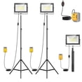 thumbnail image 1 of Luces de trabajo LED LIVOWALNY, 200 W, 2000 lm, trípode impermeable, 1 of 8