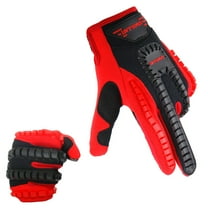 1Storm Adult Motocross Gloves CB12 Motorcycle BMX MX ATV Dirt Bike Bicycle Skeleton Cycling Gloves Red