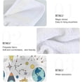 thumbnail image 5 of SKYSONIC Cosmos Doodle Galaxy 2Pcs Kitchen Hanging Towel Set Hand Hanging Towels with Hanging Loop, Absorbent Bathroom Hand Towel Soft Thick Dish Cloth Dry Towel for Kitchen Bathroom, 12"x17", 5 of 6
