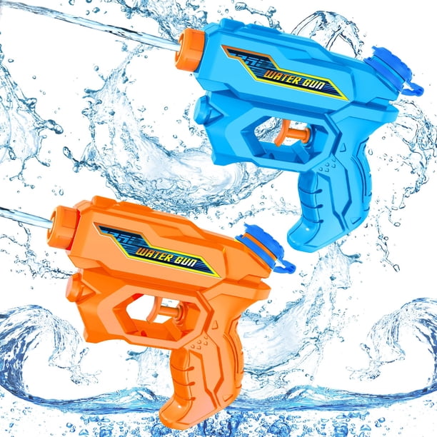 Pistolas de agua LEKIMOS para niños, minipistola de agua, paquete de 2 unidades, 100 ml