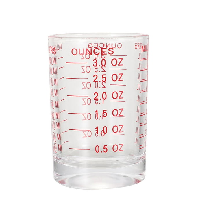 30 ML Small Measuring Cup Scale Drink Glass Measurement Cups Clear