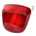 thumbnail image 3 of Motorcycle Rear Light, Rear Running Light ABS Metal High Brightness Red Lighting  For Motorbike Red Shell, 3 of 8