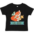 thumbnail image 3 of Inktastic Little Brother Woodland Fox Lil Bro Boys Toddler T-Shirt, 3 of 5