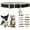 Black, variant on XS-Small Pet Collar with Bell - Adjustable Buckle Soft PU Leather Puppy & Kitten Collar for Tiny Dogs/Cats (Yorkie, Teacup) - Lightweight Breathable Collars for Male/Female Pets