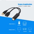 thumbnail image 4 of Cable Adaptador Cable Convertidor Salida De Vídeo 4K Adaptador DisplayPort Multifunción Con Salida De Vídeo De Alta Definición Para Entretenimiento En El Hogar, 4 of 7
