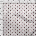 thumbnail image 3 of oneOone Polyester Spandex Maroon Fabric Asian Ikat Craft Projects Decor Fabric Printed by The Yard 56 Inch Wide, 3 of 4