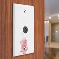 thumbnail image 3 of WIRESTER 1-Gang 0.406-Inch Hole Device Telephone/Cable Blank Receptable Wall Plate Cover, Nursery Baby Pig Piglets, 3 of 6