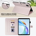 thumbnail image 4 of for Honor Pad X7 2025/Honor Tablet X7 2025 8.7 inch Case, Rhombus Pattern Multiple Viewing Angles Stand Slim Folio Cover (Rose Gold), 4 of 6