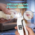 thumbnail image 4 of 2 in 1 Dog Nail Clipper & Cat Nail Clipper Trimmer for Small Medium Cats Dogs Claw Trimmers,Upgraded Safety Guard to Avoid Overcutting,LED Lights,Rechargeable,Painless Quiet Pet Nail Grinder, 4 of 8