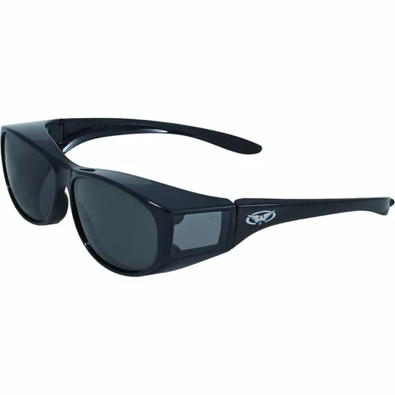 Escort Safety Glasses Fits Over Most Prescription Eyewear Smoke Lens Uv400 Z87.1