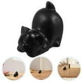 thumbnail image 4 of Cat Figurines for Lovers Sculptures Home Decor Office Black, 4 of 7