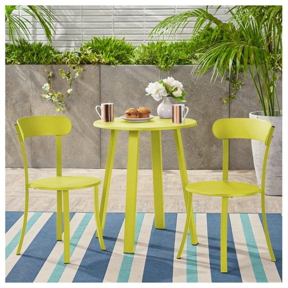 BARBADOS BISTRO SET Green   Iron