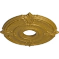 thumbnail image 3 of Ekena Millwork 18"OD x 4"ID x 5/8"P Attica Ceiling Medallion (Fits Canopies up to 5"), Hand-Painted Pharaohs Gold, 3 of 6