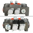 thumbnail image 4 of 2 Spool 25 GPM Hydraulic Directional Control Valve, 3000 PSI BSPP Ports Double Acting Hydraulic Valve with Joystick, 4 of 6