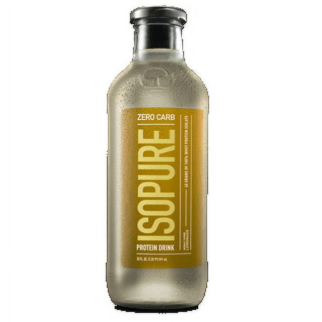 Isopure Zero Carb Protein Drink, Lemonade, 40g Protein, 12 Ct 