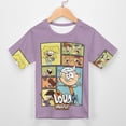 thumbnail image 3 of The Loud House Kid Shirts Unisex Casual Tops 3D Print Graphic Tees Short Sleeve T Shirts for Boys Girls 140CM, 3 of 8