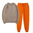 thumbnail image 1 of Aqestyerly Complets pour Femmes 2024 Ensemble de Sport Décontracté pour Femmes à Col Rond Uni avec Chandail et Pantalon de Sport, 1 of 5